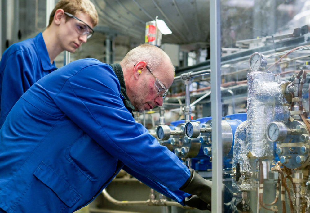 De proeffabriek in Geleen waar Synvina (een joint venture van BASF en Avantium) op kleine schaal furaandicarbonzuur (FDCA) produceert. Dit polymeriseren Synvina en partners tot polyethyleenfuranoaat (PEF)