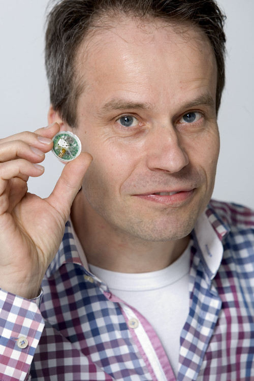 Menno Prins, hoogleraar moleculaire biosensoren voor medische diagnostiek, Technische Universiteit Eindhoven (Foto: Henk Tukker © FHI)