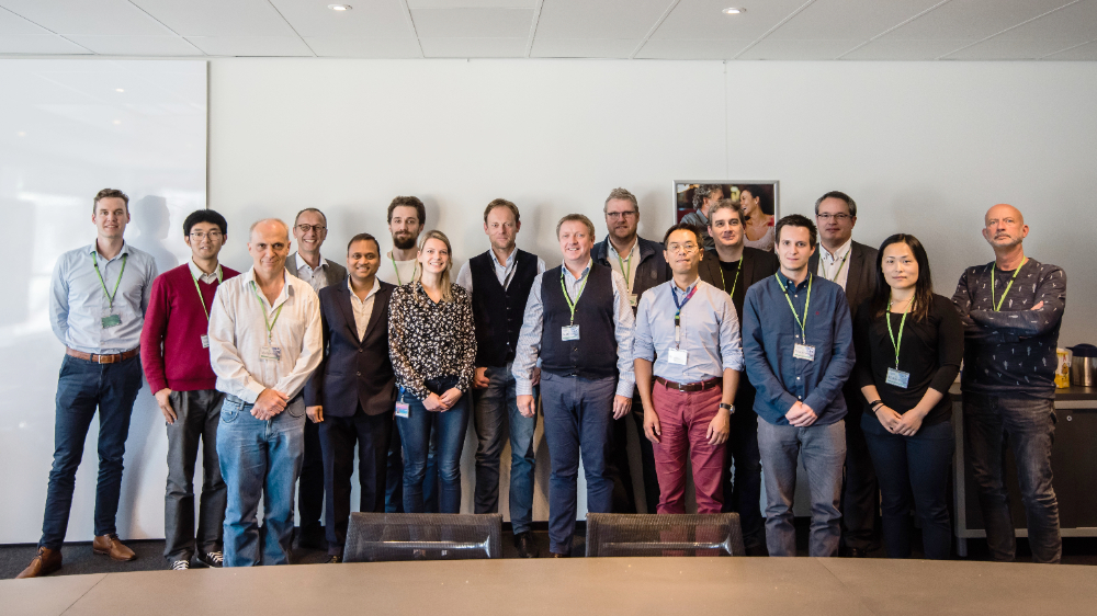 Het ComRaDes-team: een samenwerking tussen TU Delft, IBVT Stuttgart, Gembloux Agro-Biotech, Syngulon, DSM en Centrient Pharmaceuticals