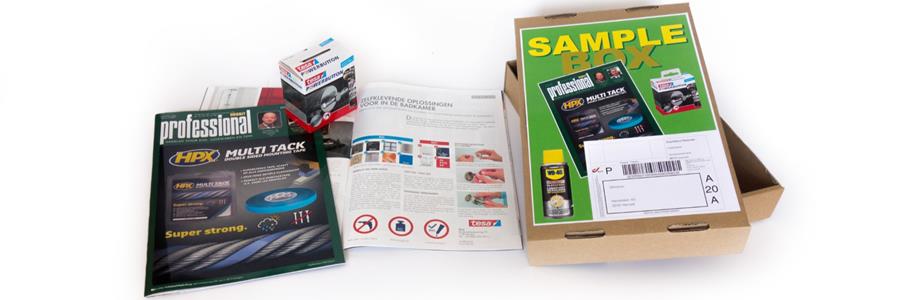 magazine sample box