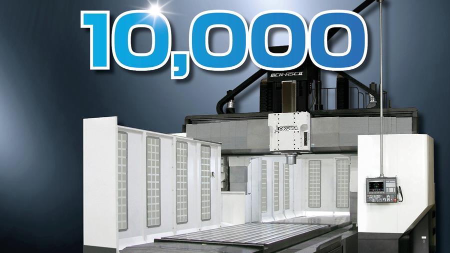 Okuma bereikt kaap van 10.000ste verkochte bewerkingscentra MCR-serie
