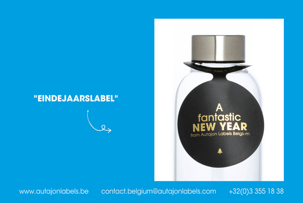 Een speciaal etiket om je product er nog beter te laten uitzien met de feestdagen!