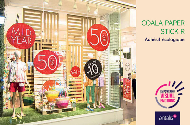Nouveau chez Antalis : l'adhésif écologique Coala Paper Stick R