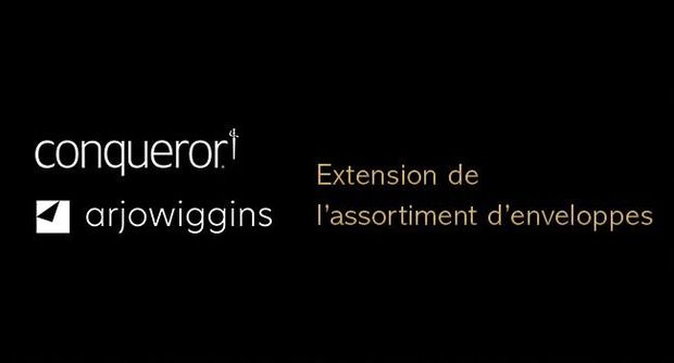 Extension de l'assortiment d'enveloppes Conqueror
