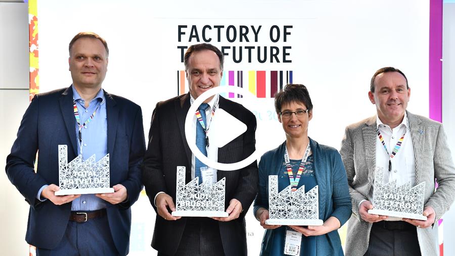 Automotive grote winnaar Factory of the Future Awards