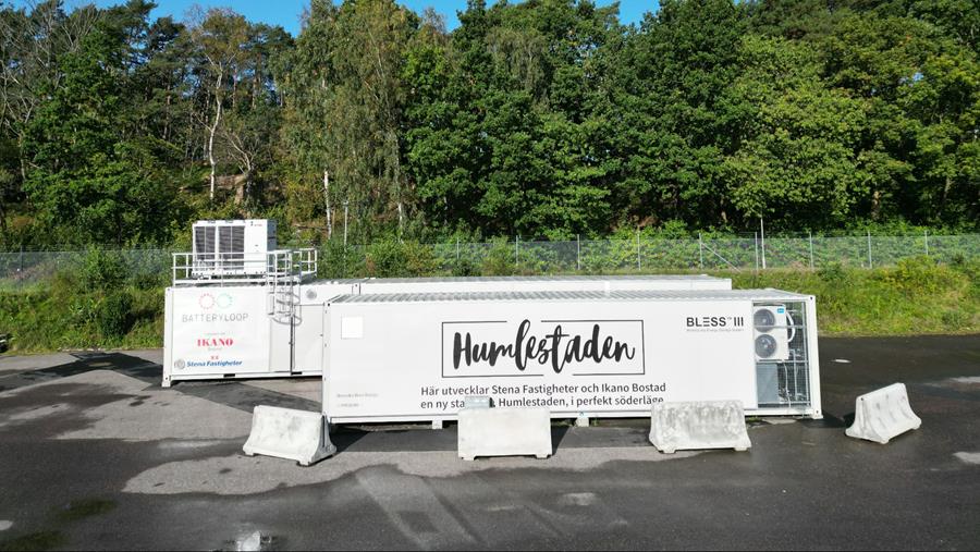 Largest energy storage based on reused batteries in Gothenburg