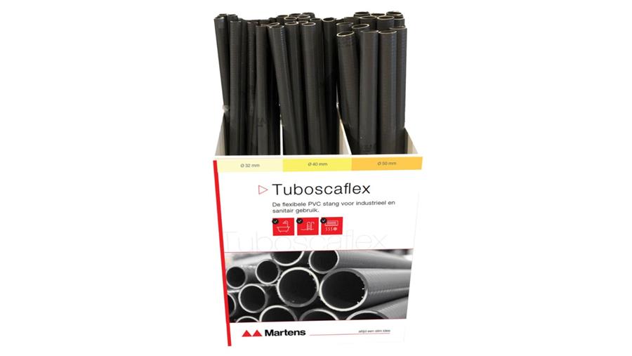 Martens Kunststoffen lance des présentoirs uniques pour les tuyaux en PVC